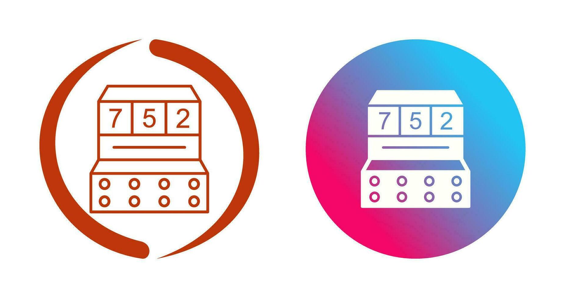 Slot Machine Vector Icon