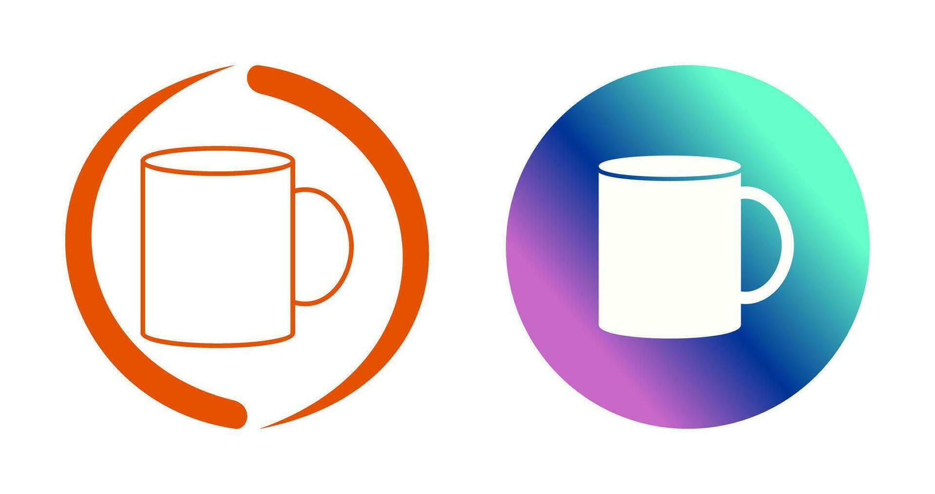 icono de vector de taza de café