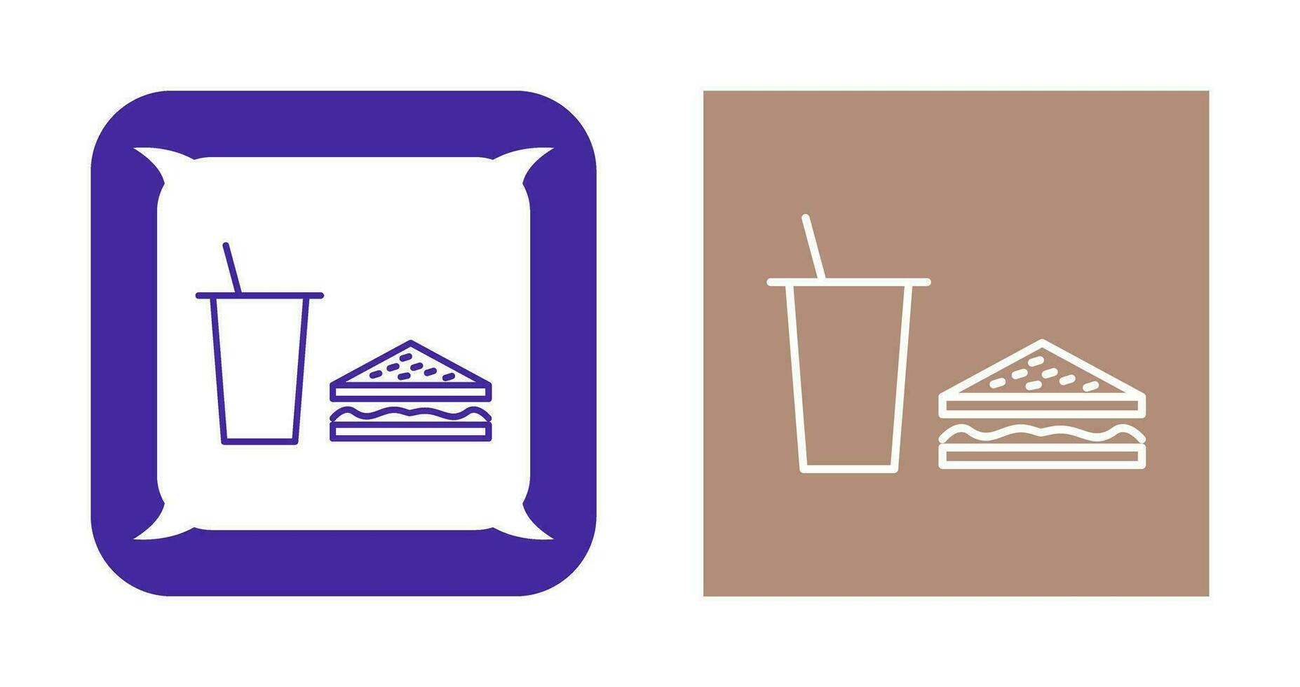 Unique Lunch Vector Icon