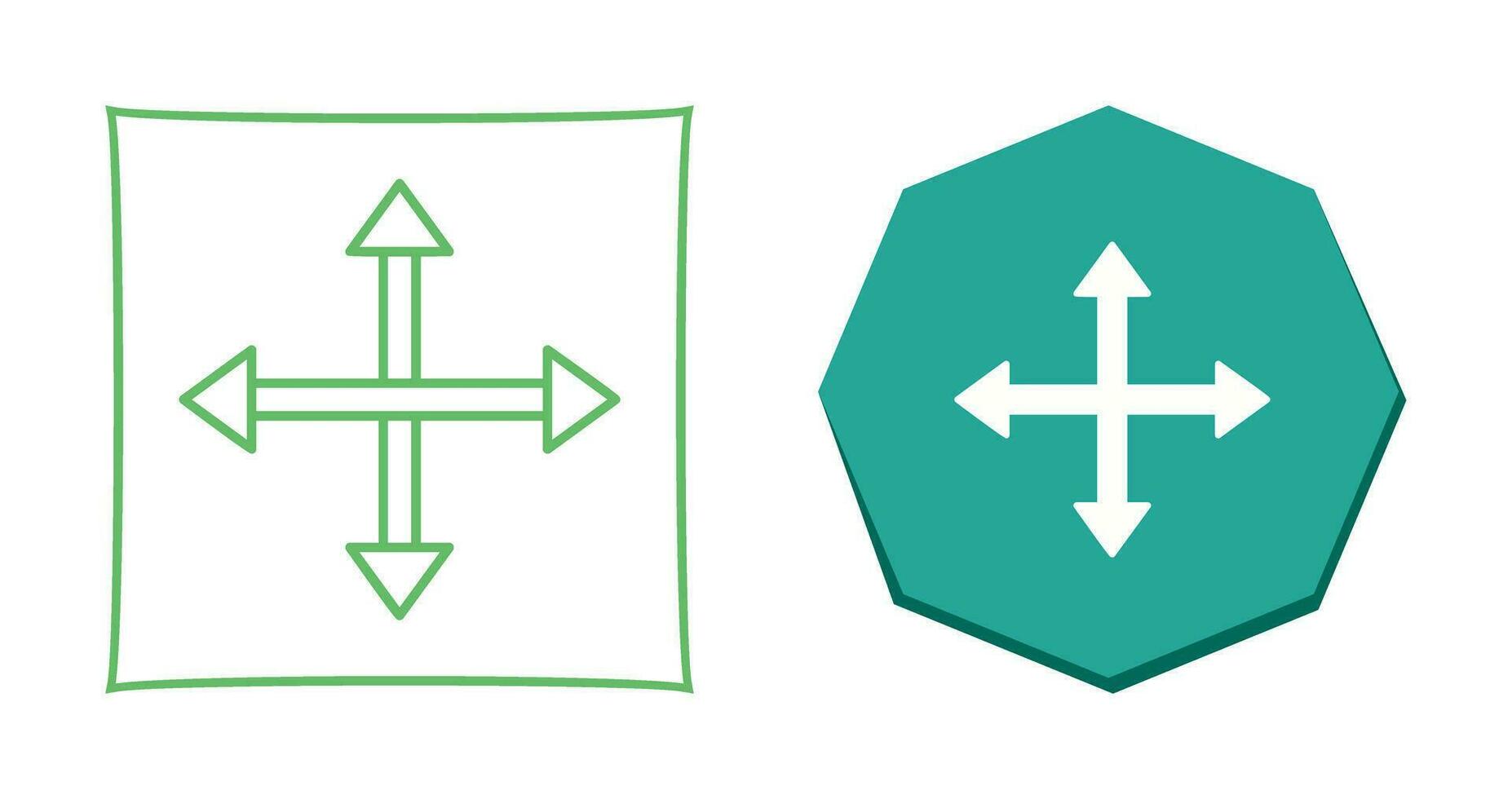 Unique Move Vector Icon