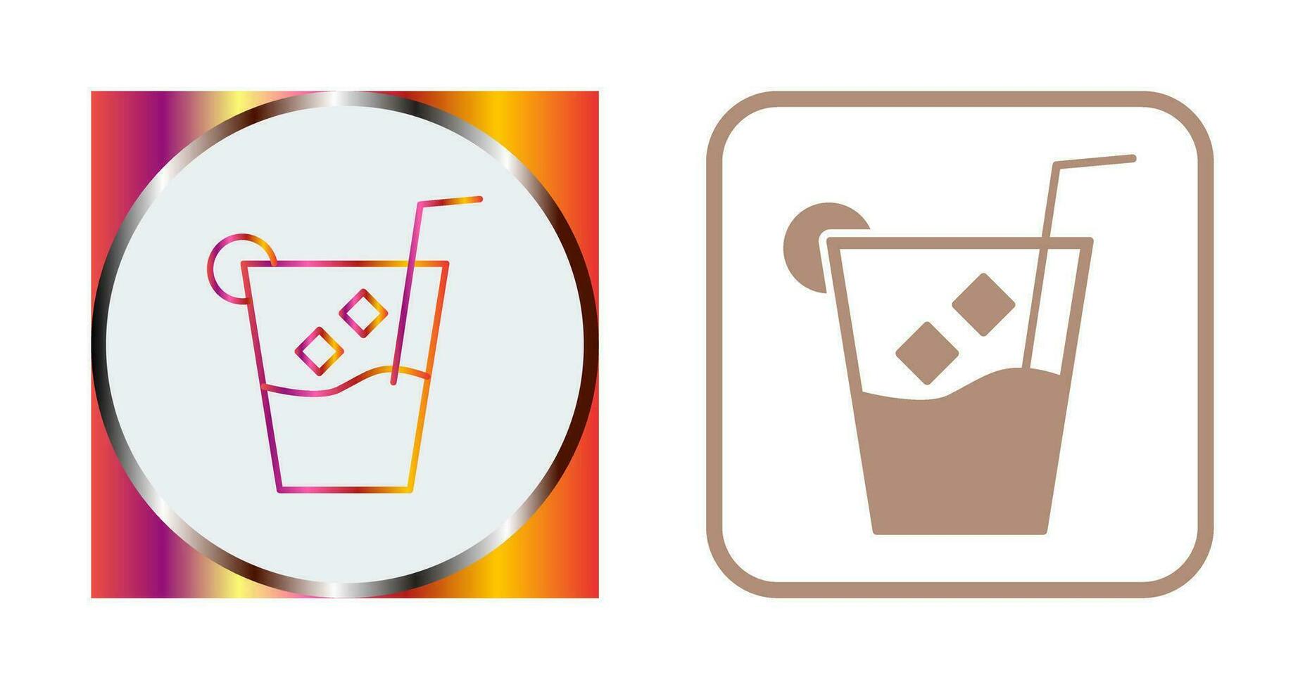 Unique Whiskey Sour Vector Icon