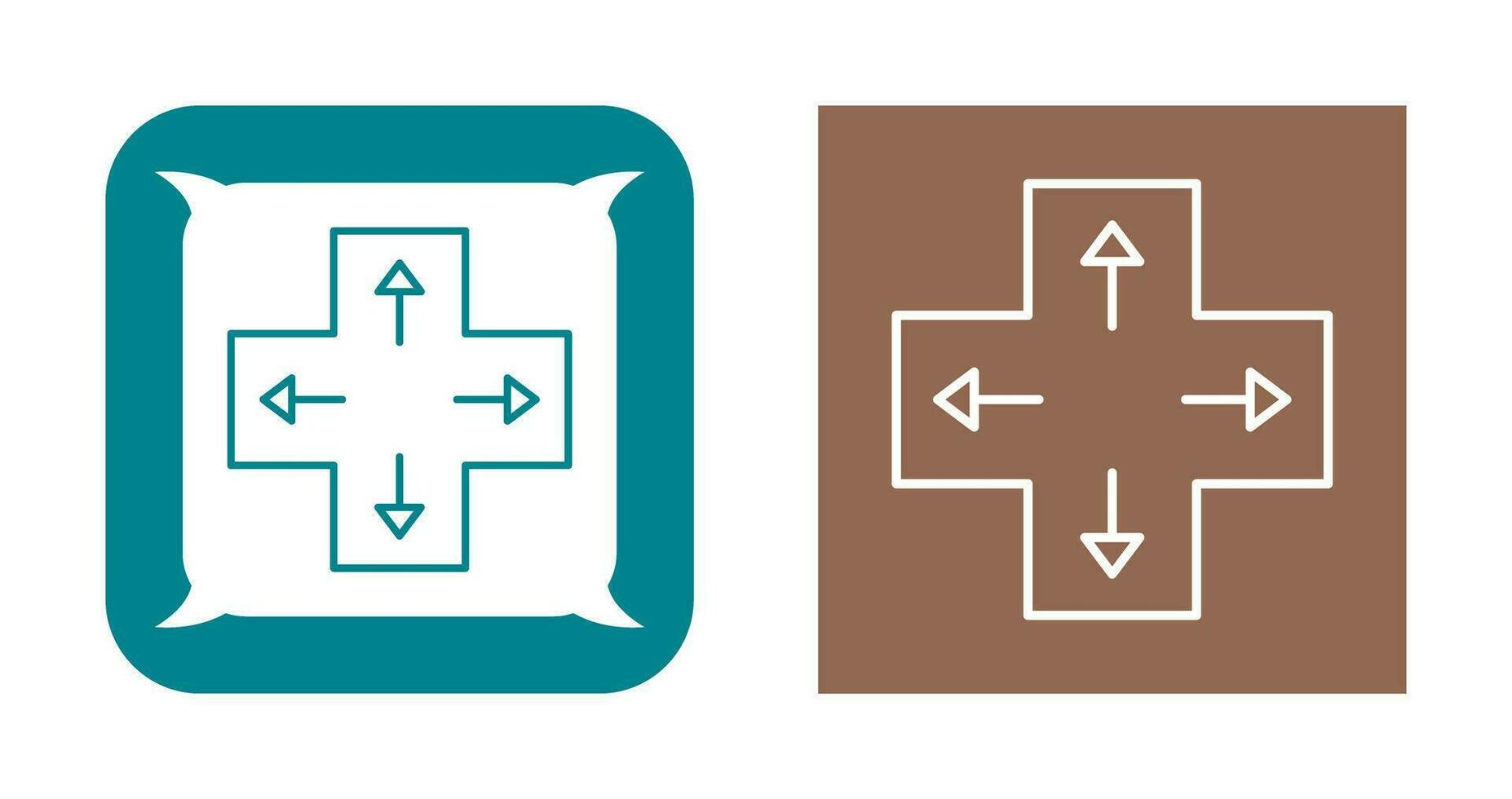 Unique Direction Keys Vector Icon