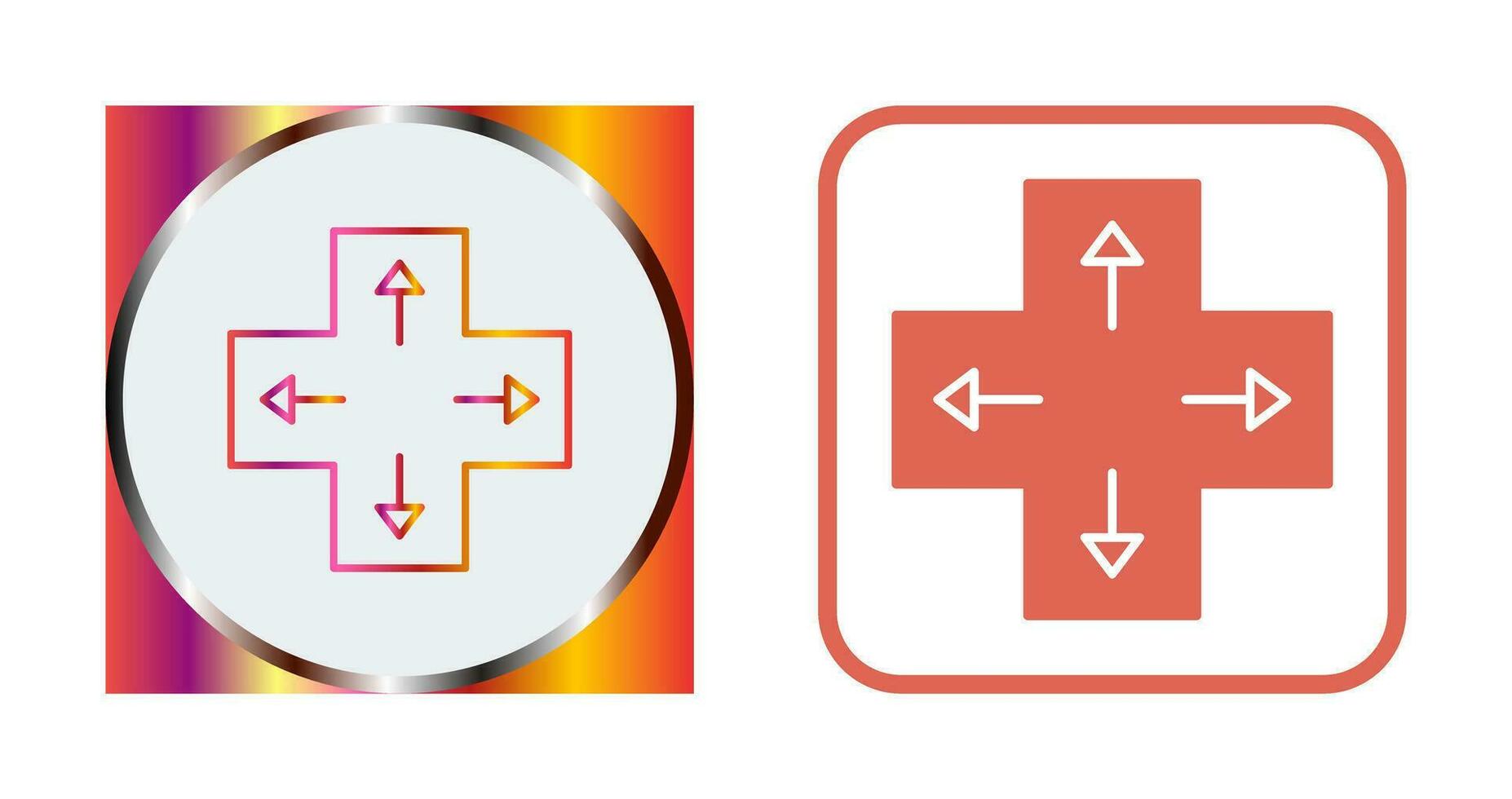 icono de vector de teclas de dirección únicas