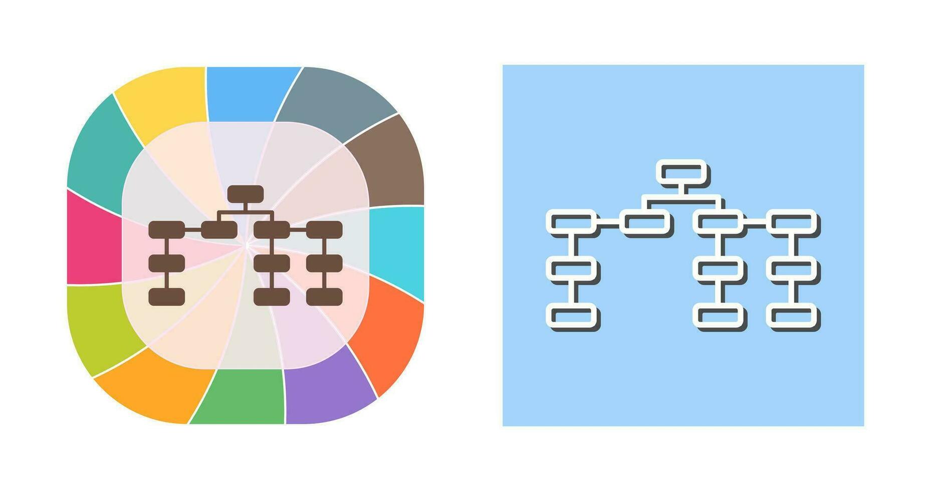 Unique Seo Structure Vector Icon