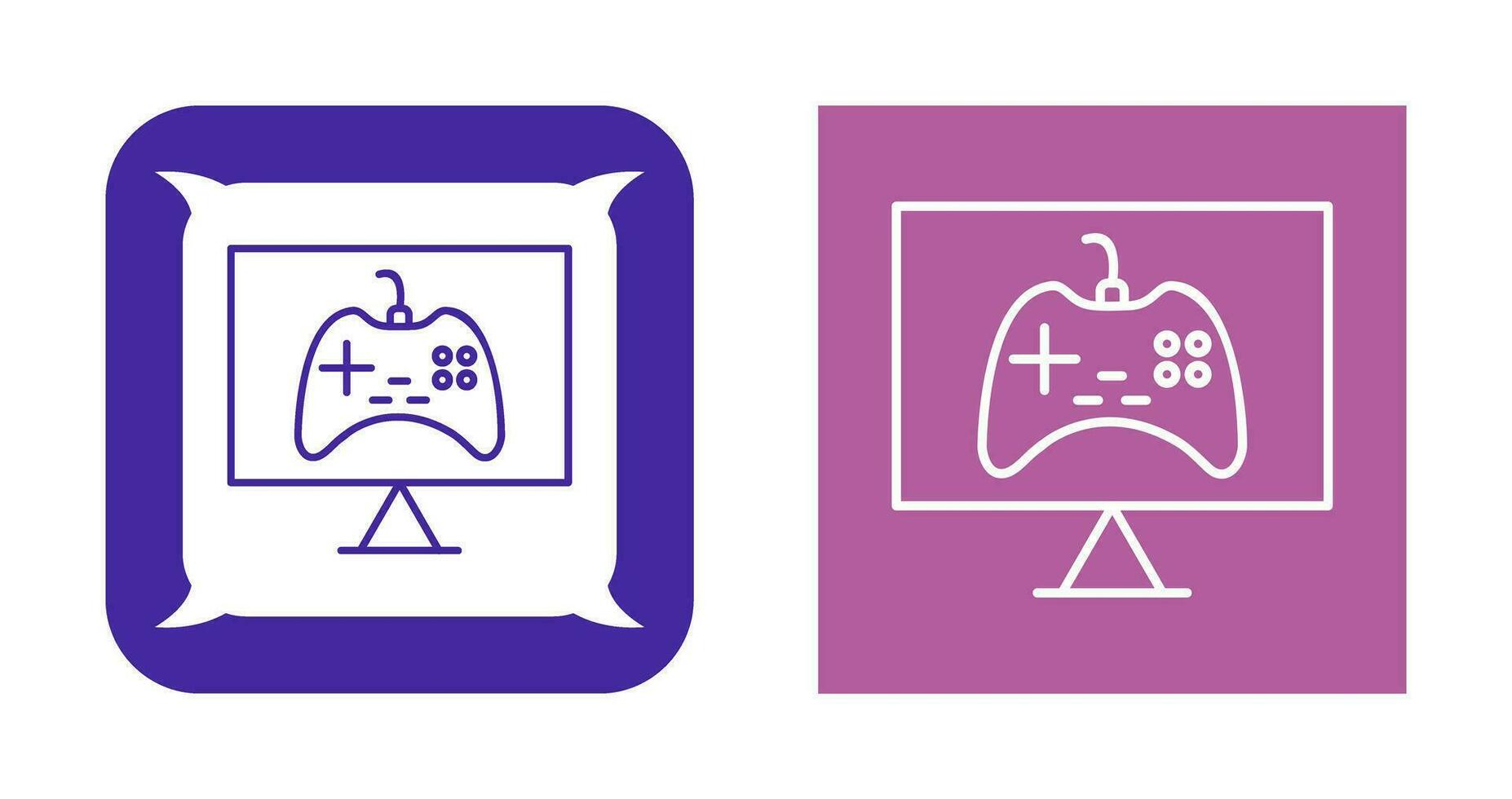 Unique Online Games Vector Icon
