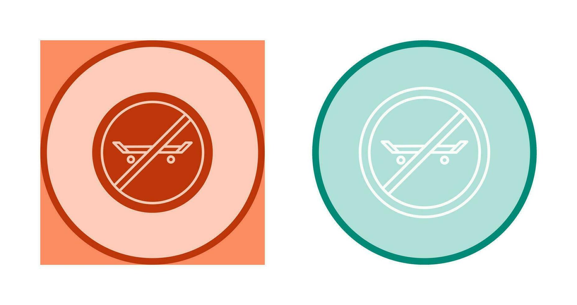 No Skating Vector Icon