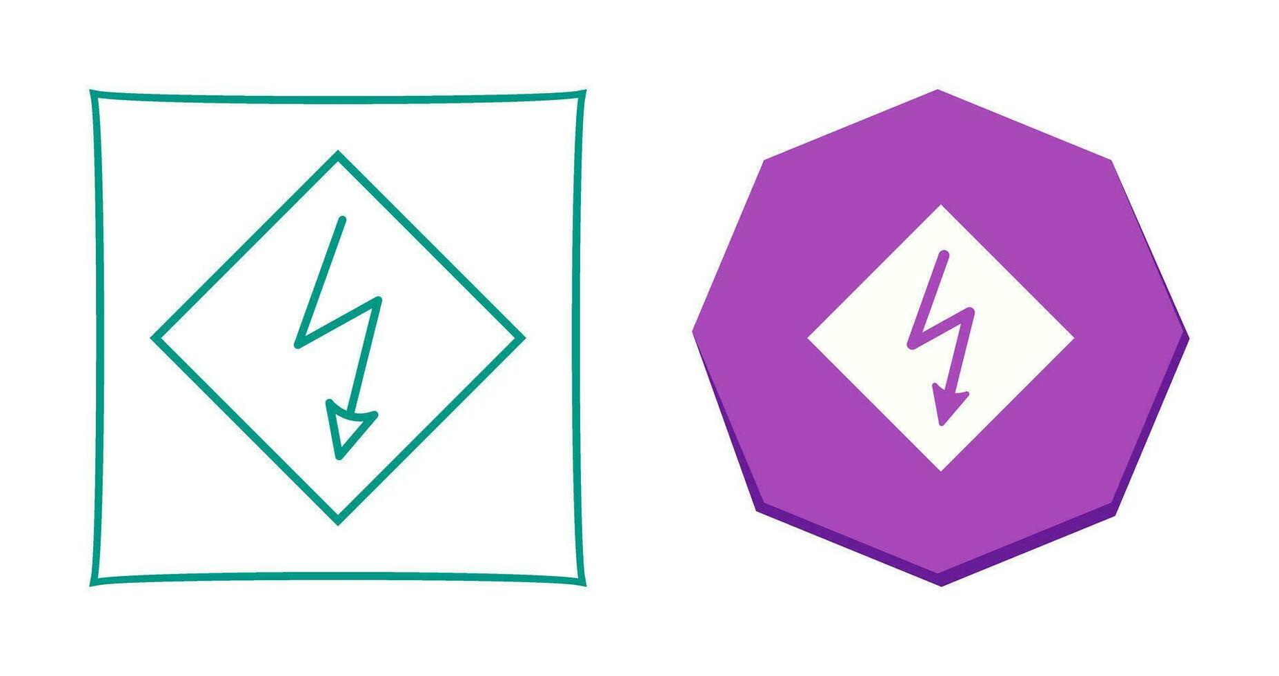 High Voltage Vector Icon