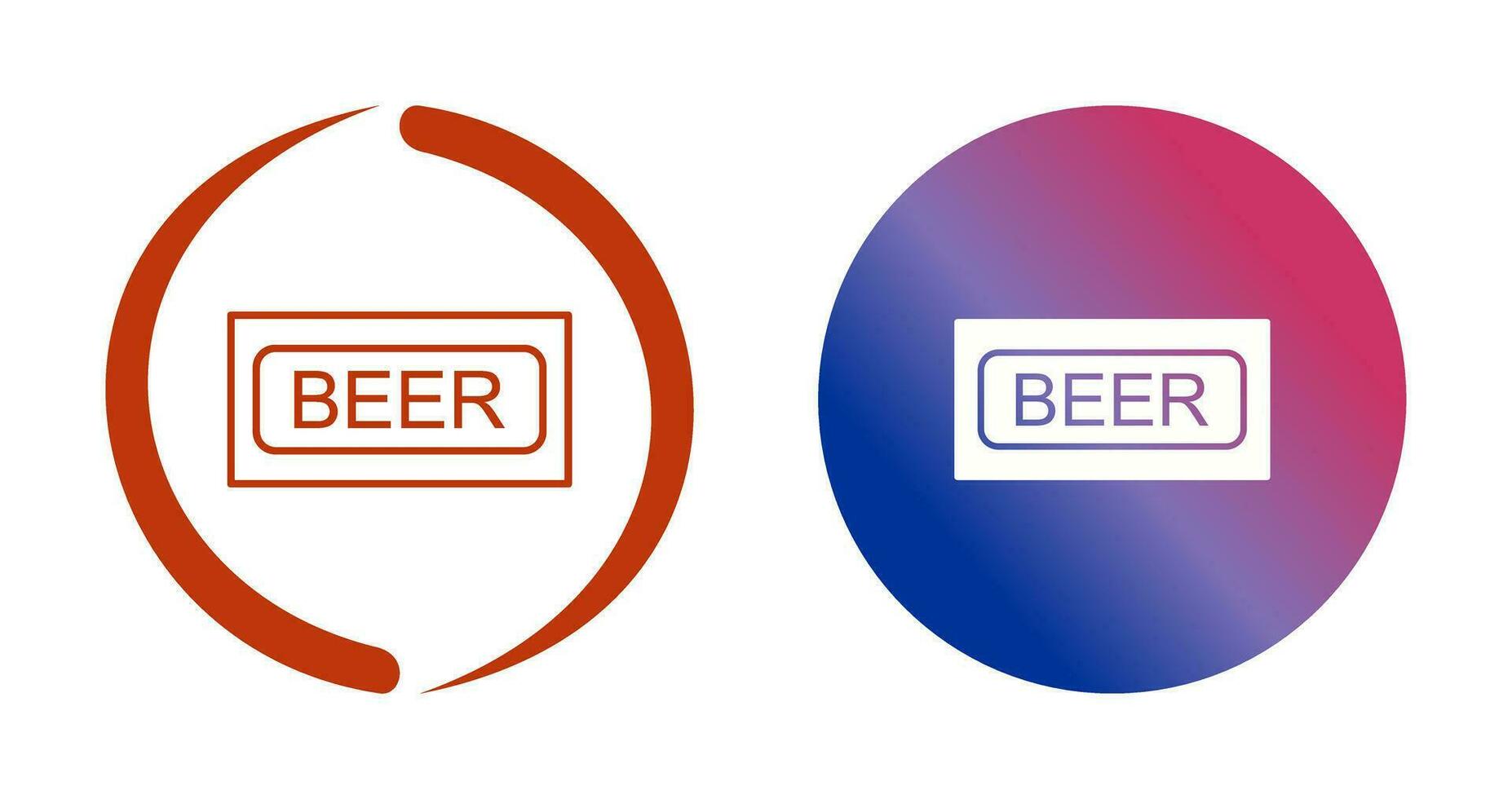 Beer Sign Vector Icon