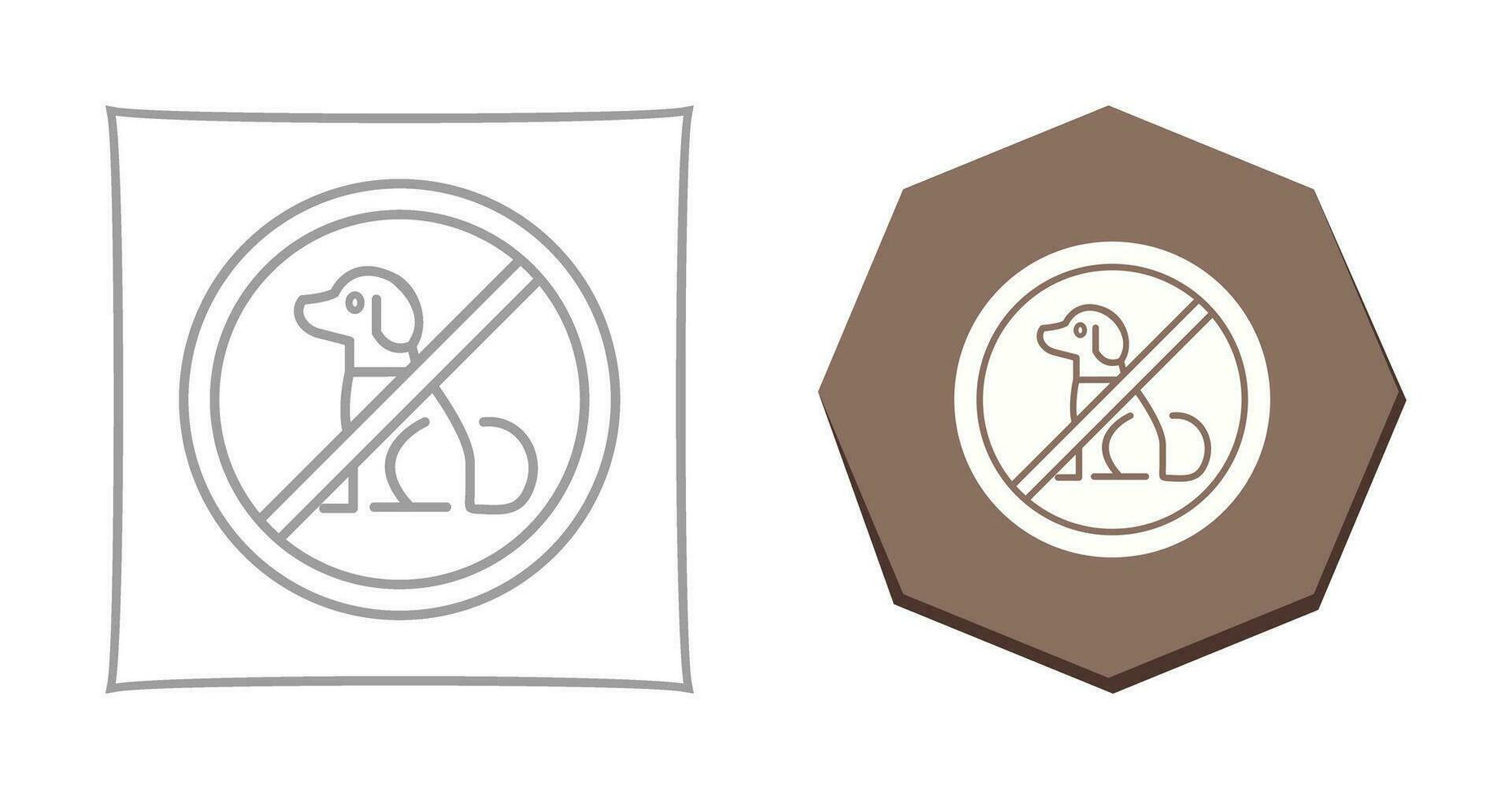 No Pets Vector Icon