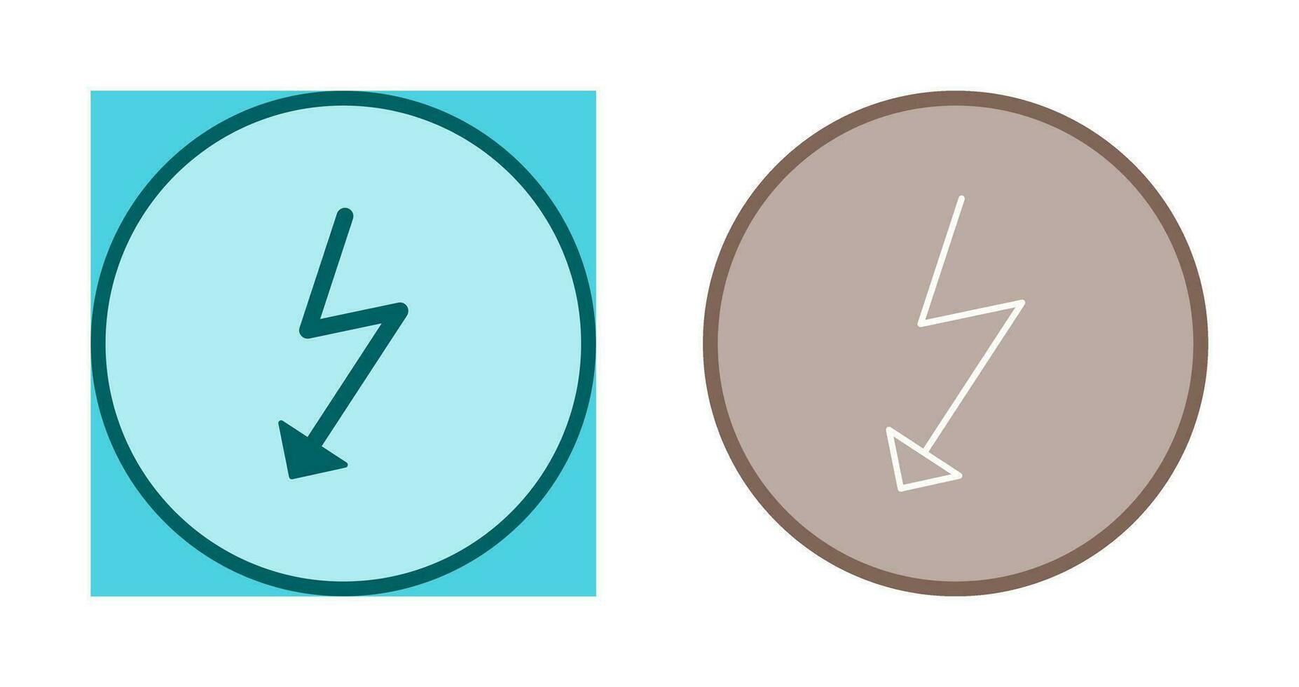 Unique Flash Vector Icon