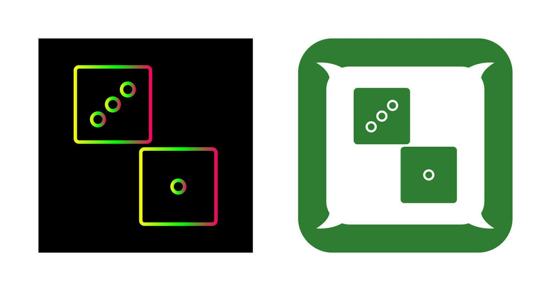 Unique Dice Vector Icon