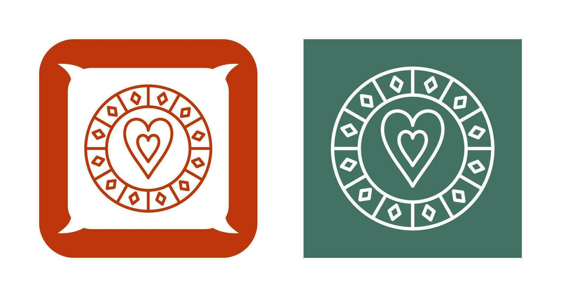 Heart Chip Vector Icon