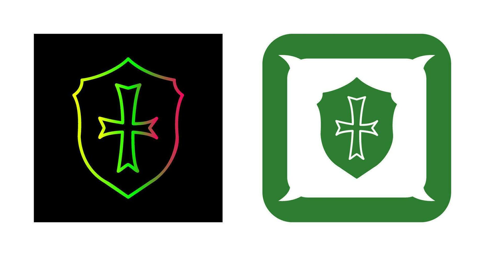 Unique Sheild Vector Icon