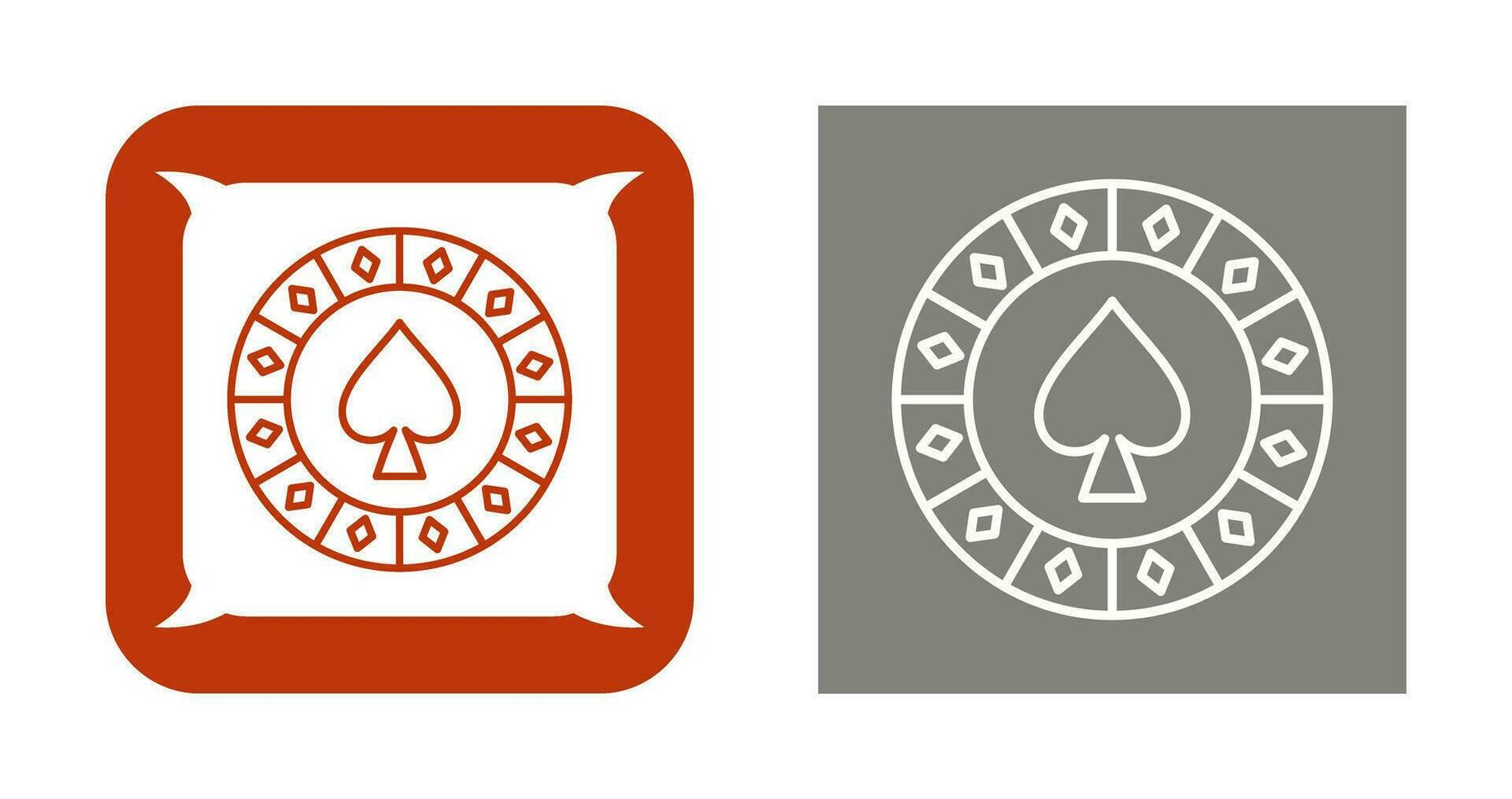 Spade Chip Vector Icon