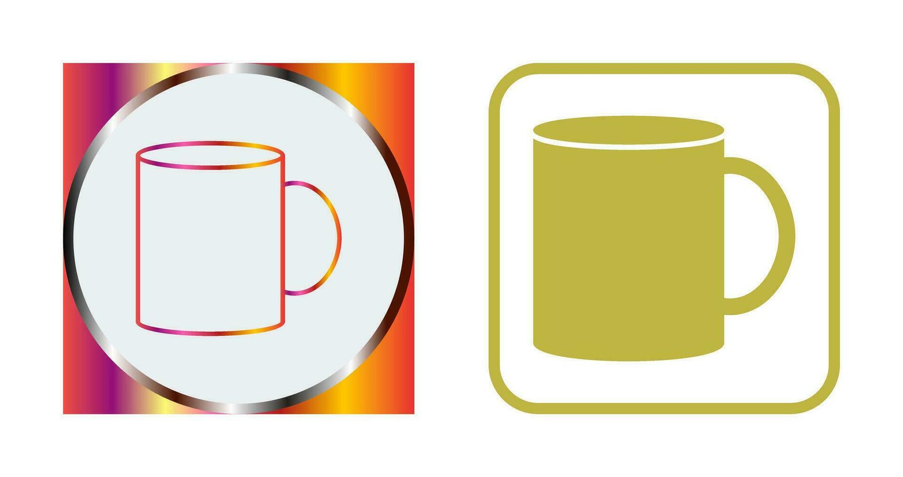 icono de vector de taza de café