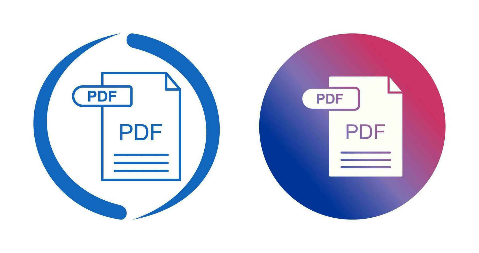 PDF Vector Icon