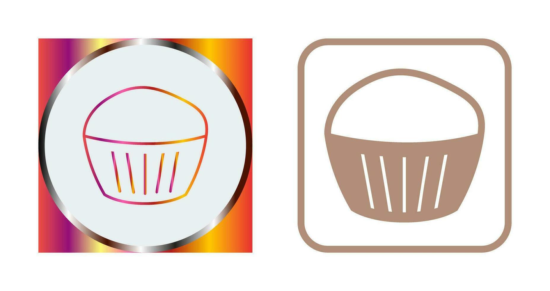 Chocolate Muffin Vector Icon