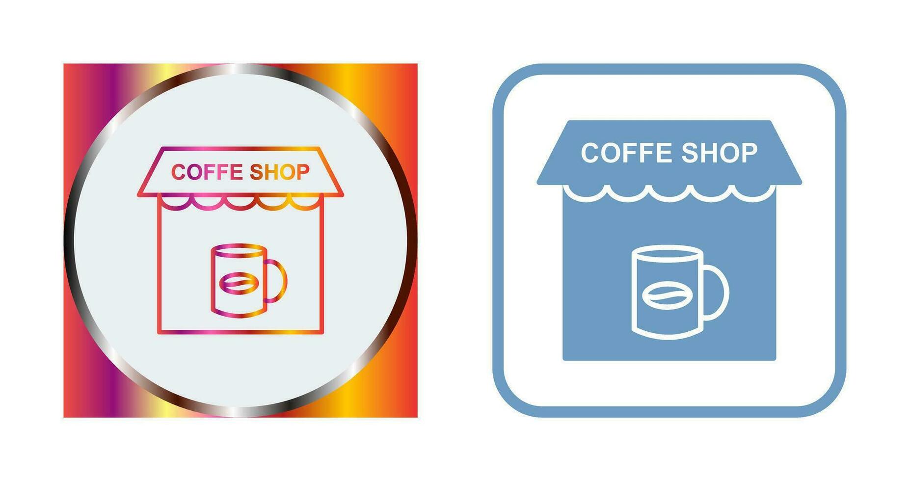 Coffee Shop Vector Icon