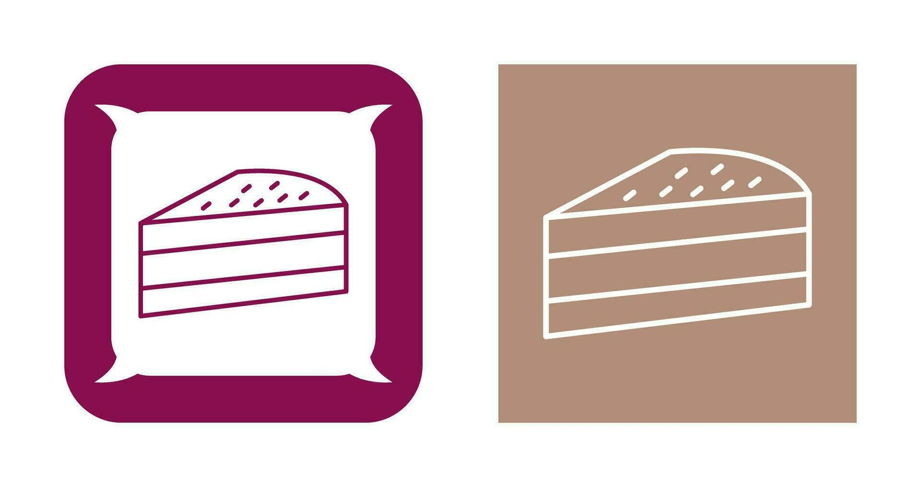 Cake Slice Vector Icon