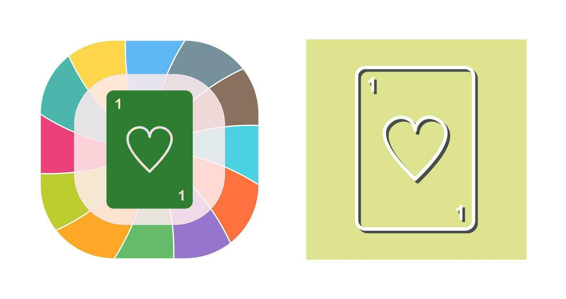 Unique Card Vector Icon