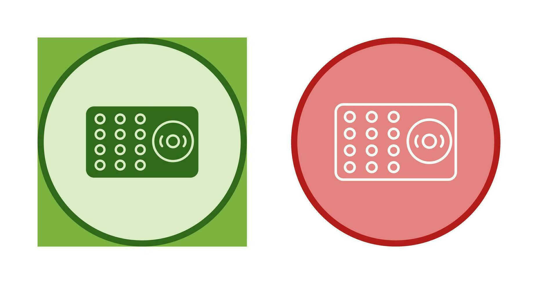 Unique Ring Alarm Vector Icon