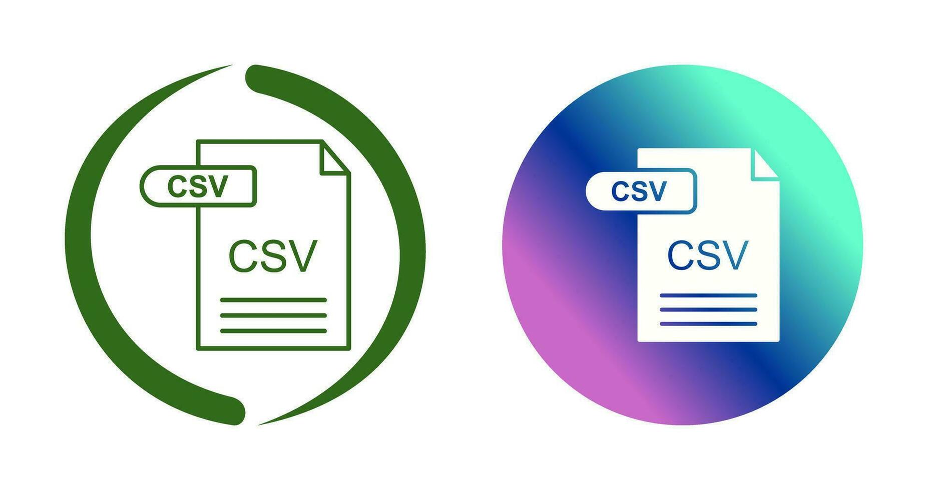 CSV Vector Icon
