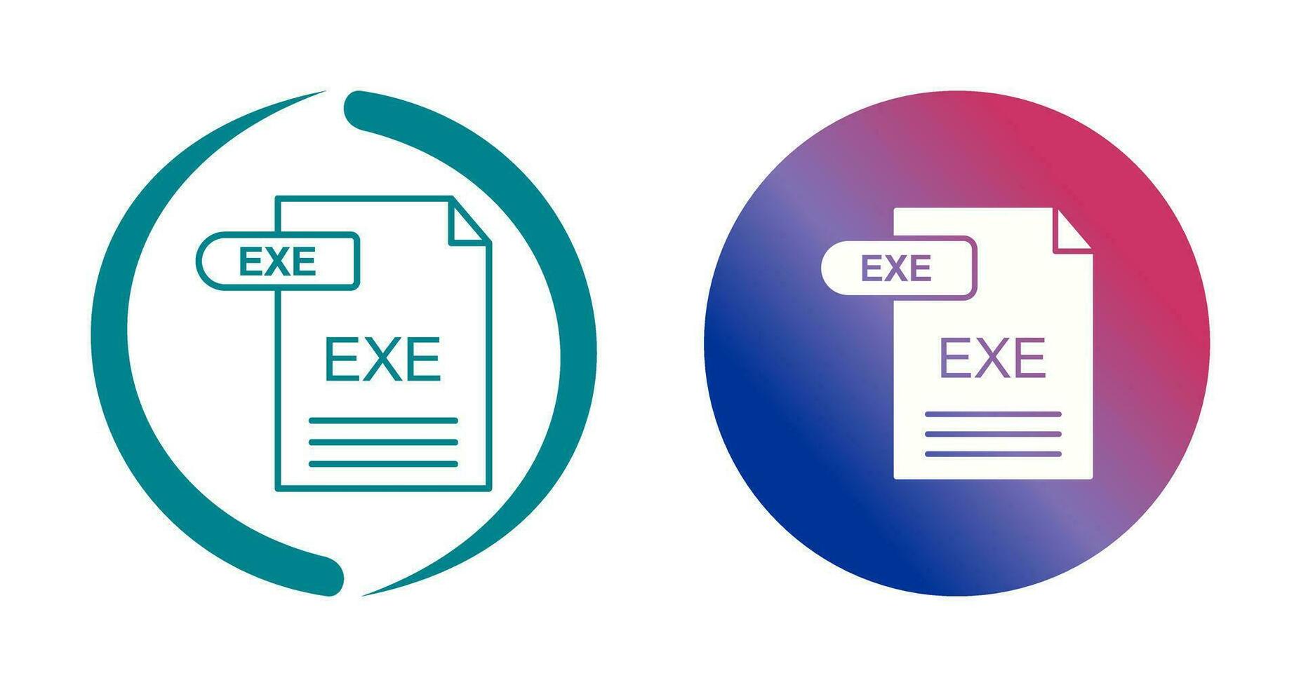 EXE Vector Icon