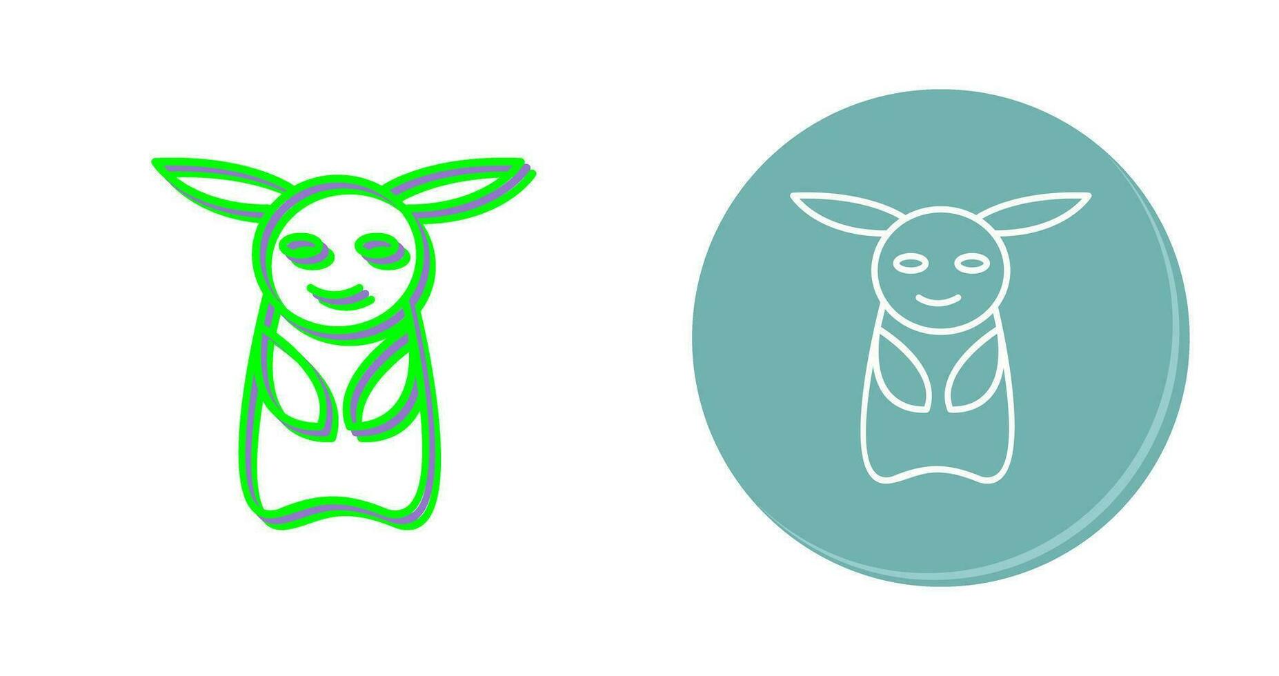 Unique Game Character Vector Icon