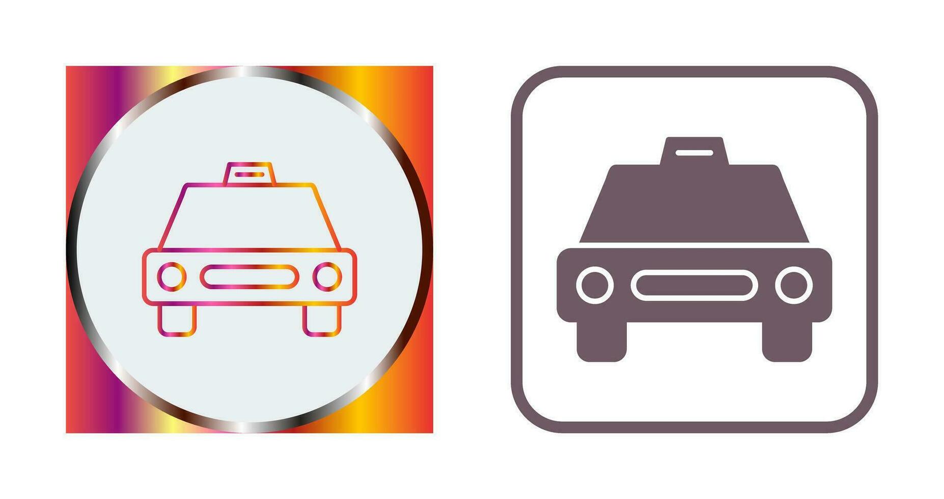 Cab Vector Icon