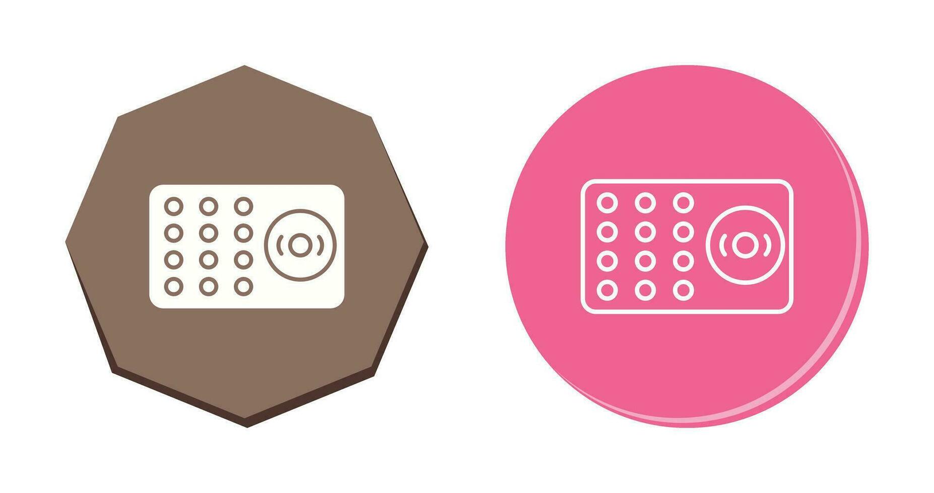 Unique Ring Alarm Vector Icon