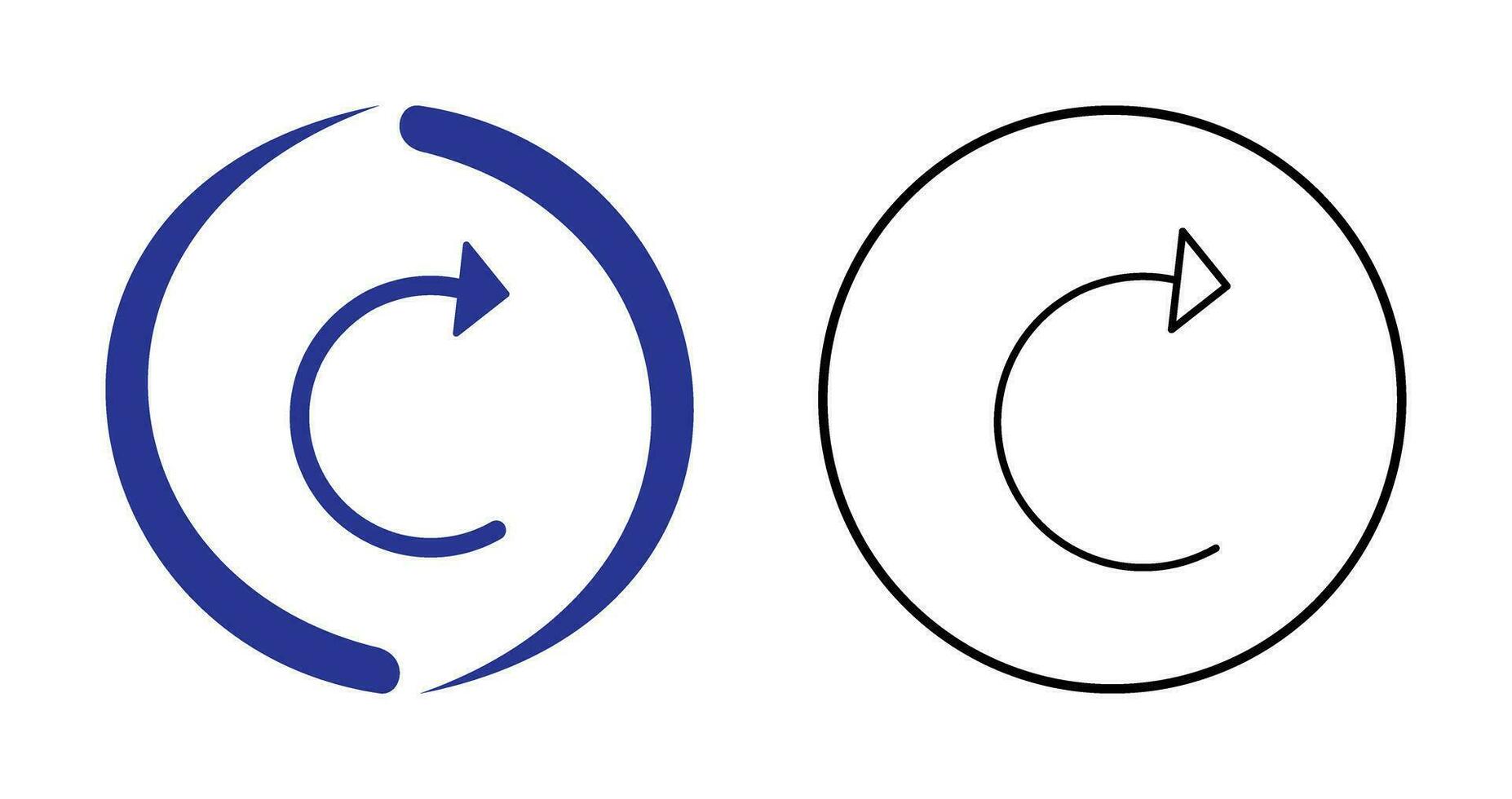 Unique Reload Vector Icon
