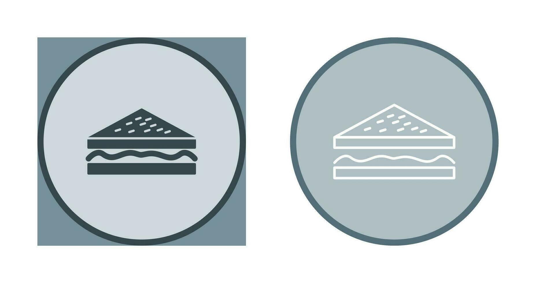 Unique Sandwich Vector Icon