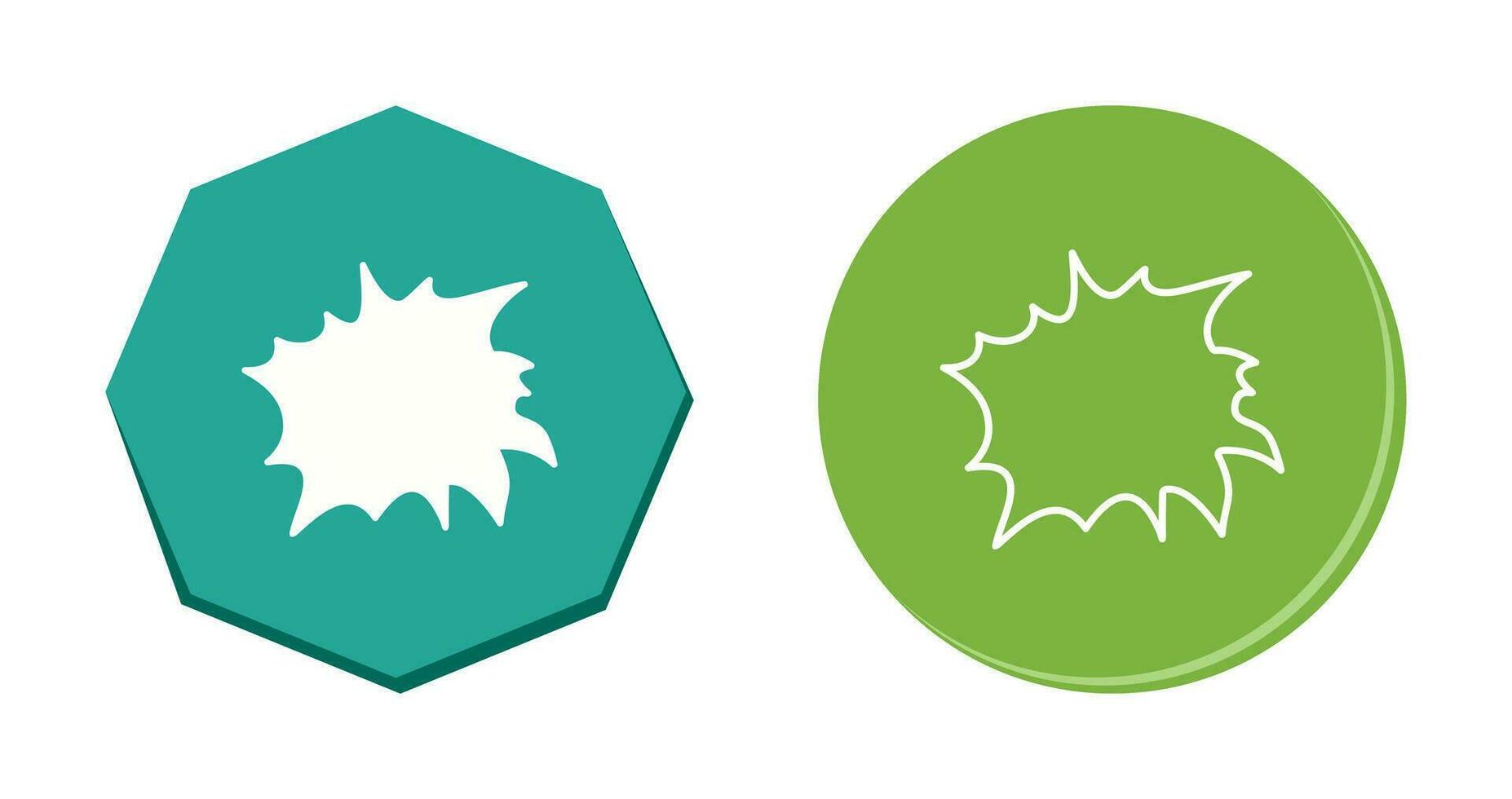 Unique Explosion Vector Icon