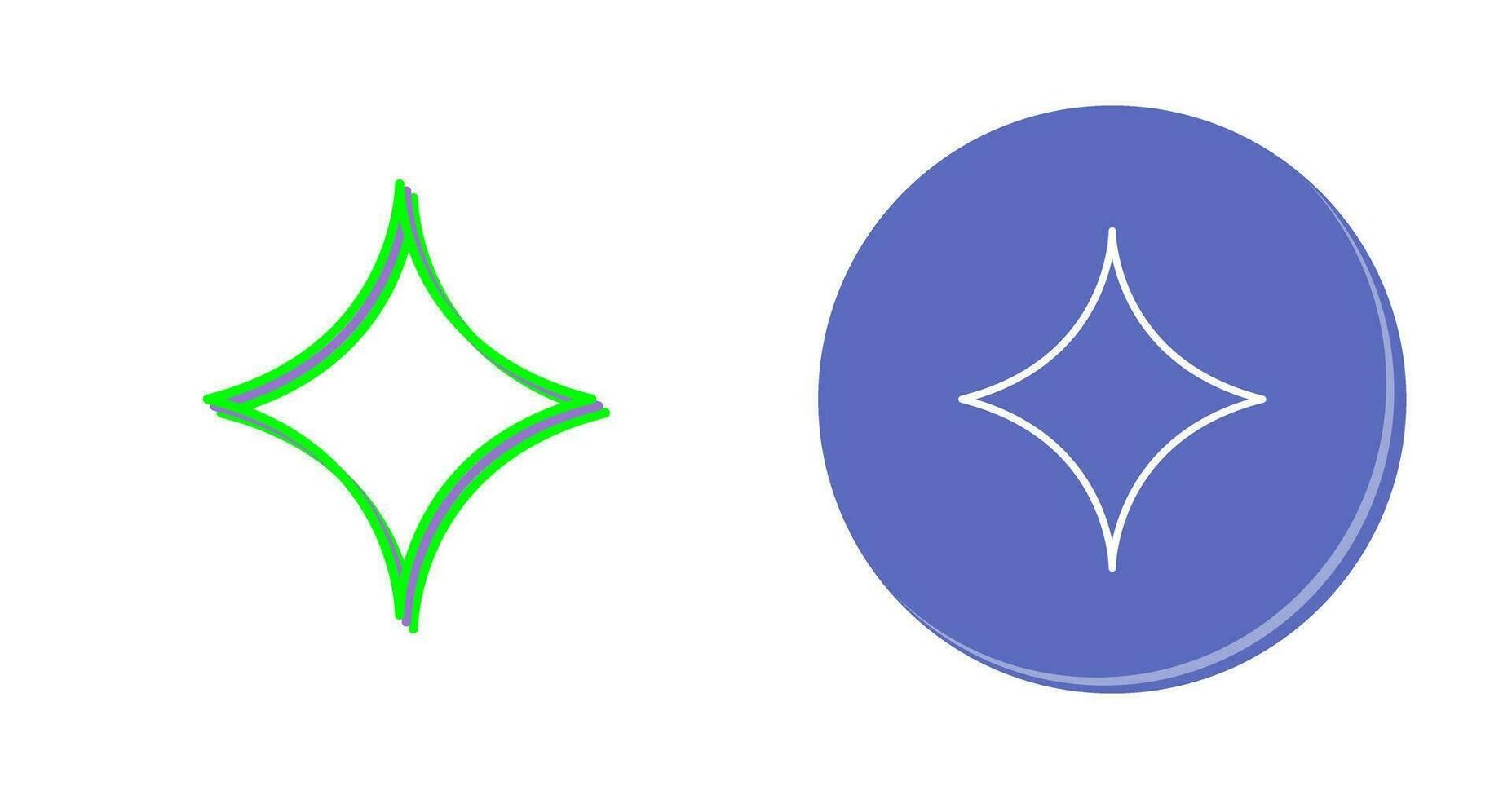 Unique Diamond Vector Icon