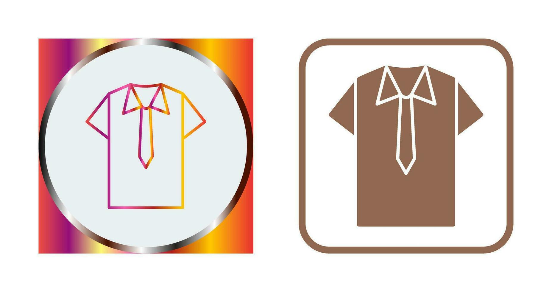 Shirt and Tie Vector Icon