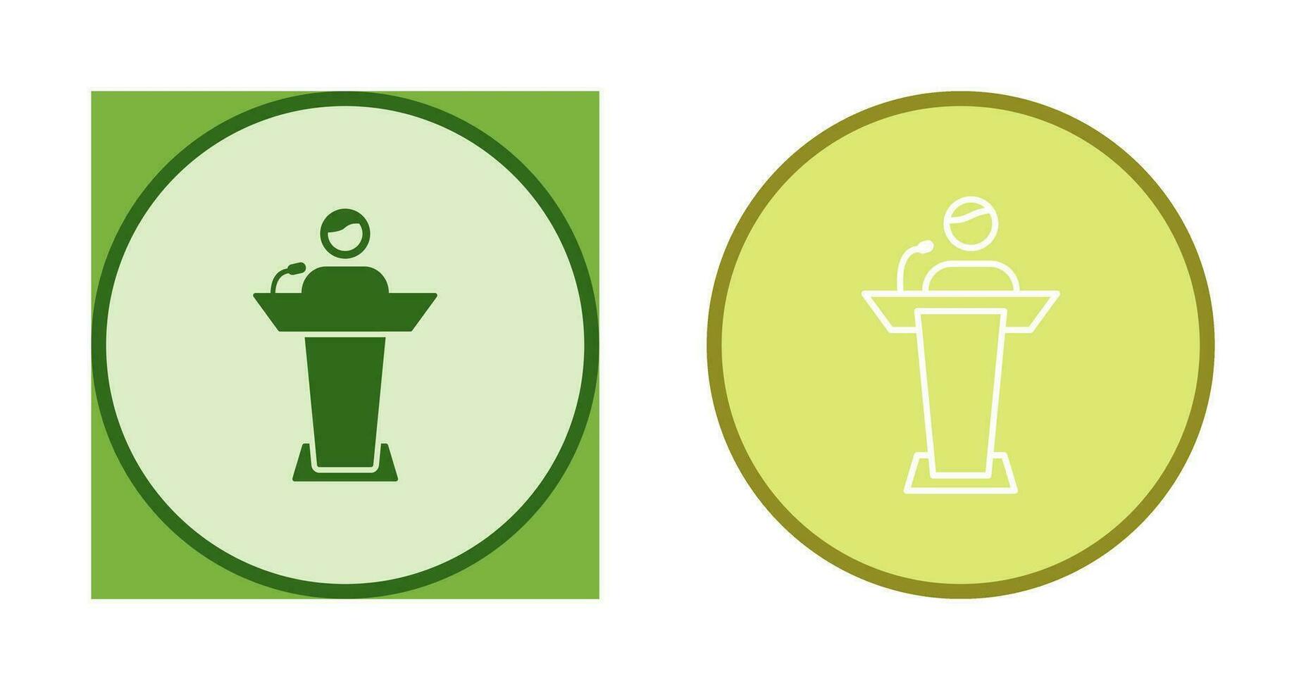Elected Candidate Vector Icon