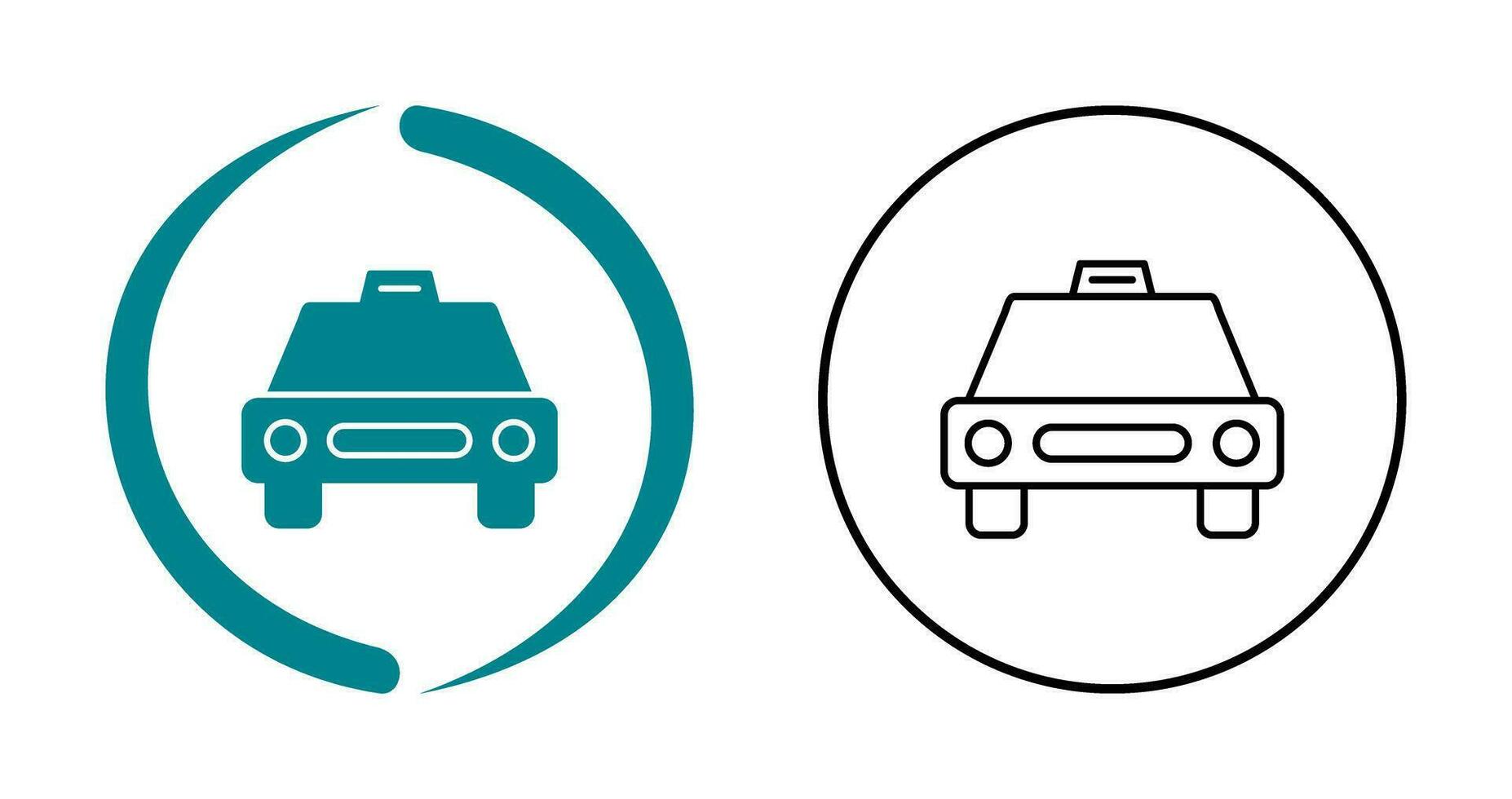 Cab Vector Icon
