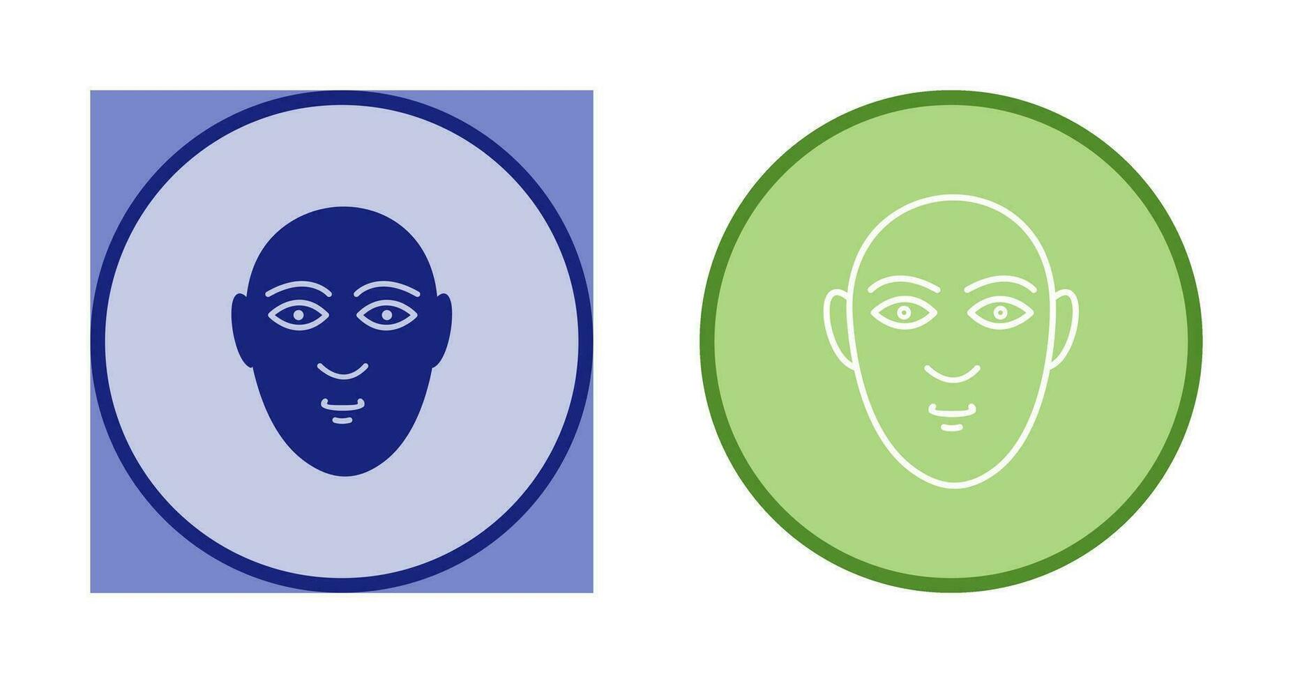 Human Face Vector Icon