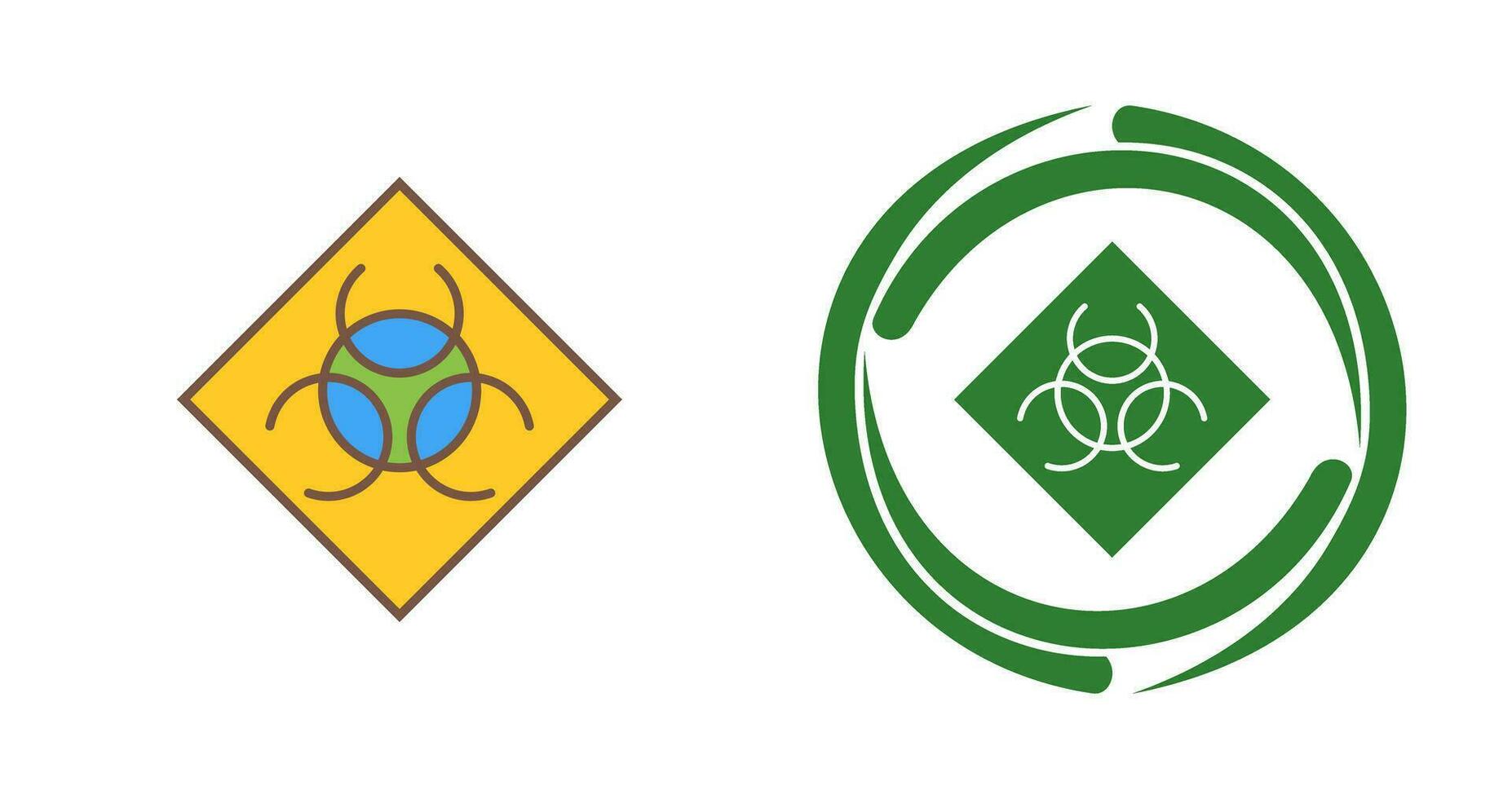 Biological Hazard Vector Icon