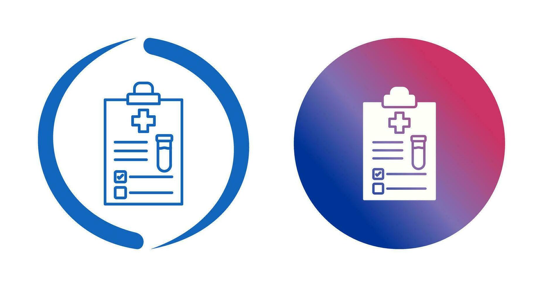 Medical Report Vector Icon