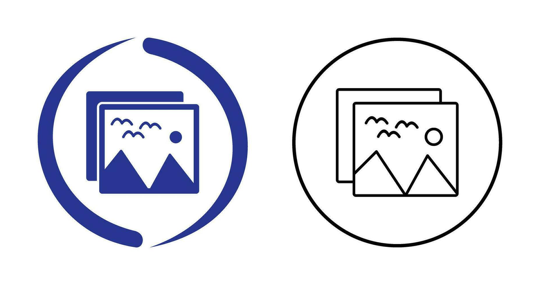 Pictures Vector Icon
