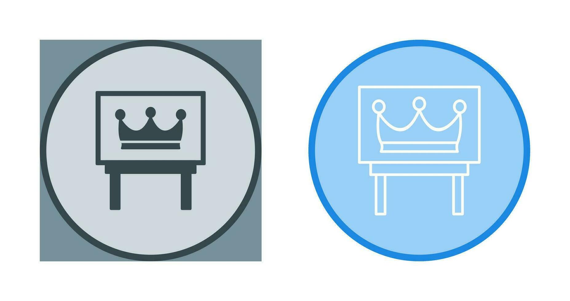 Crown Exhibit Vector Icon