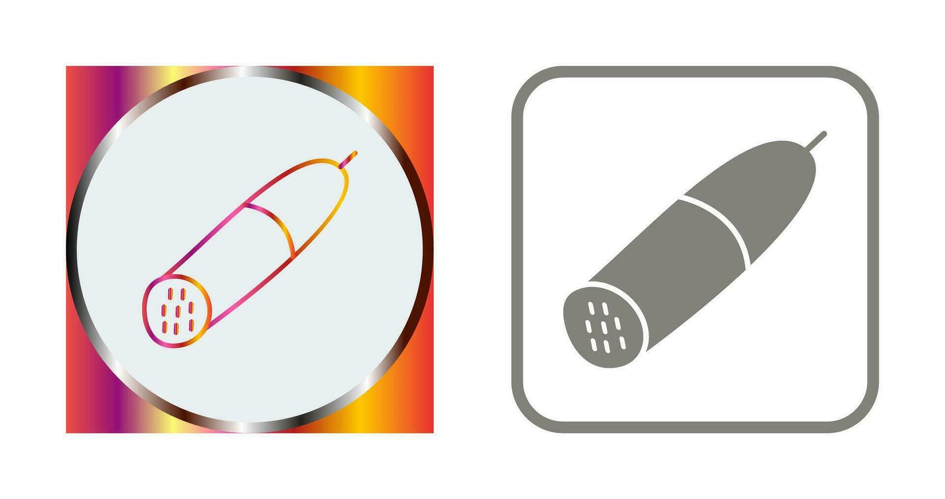 Salami Vector Icon