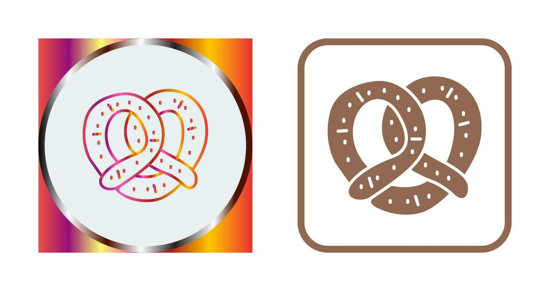 Pretzel Vector Icon