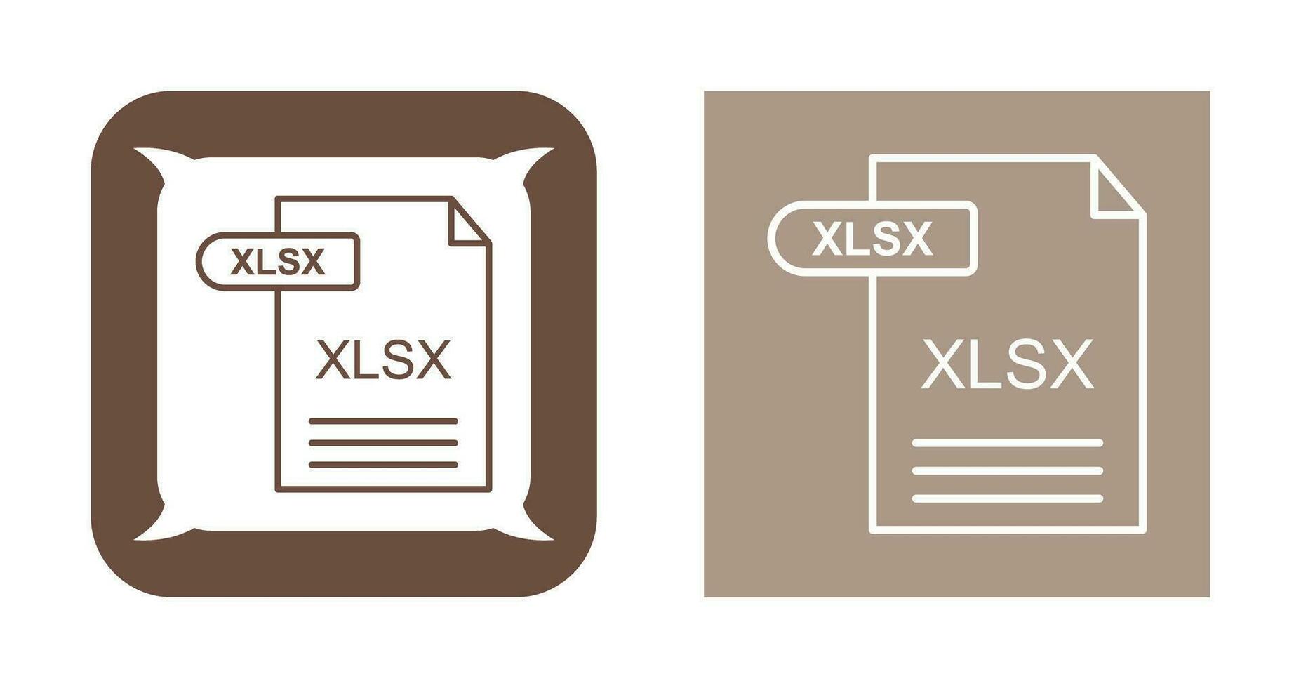 icono de vector xlsx