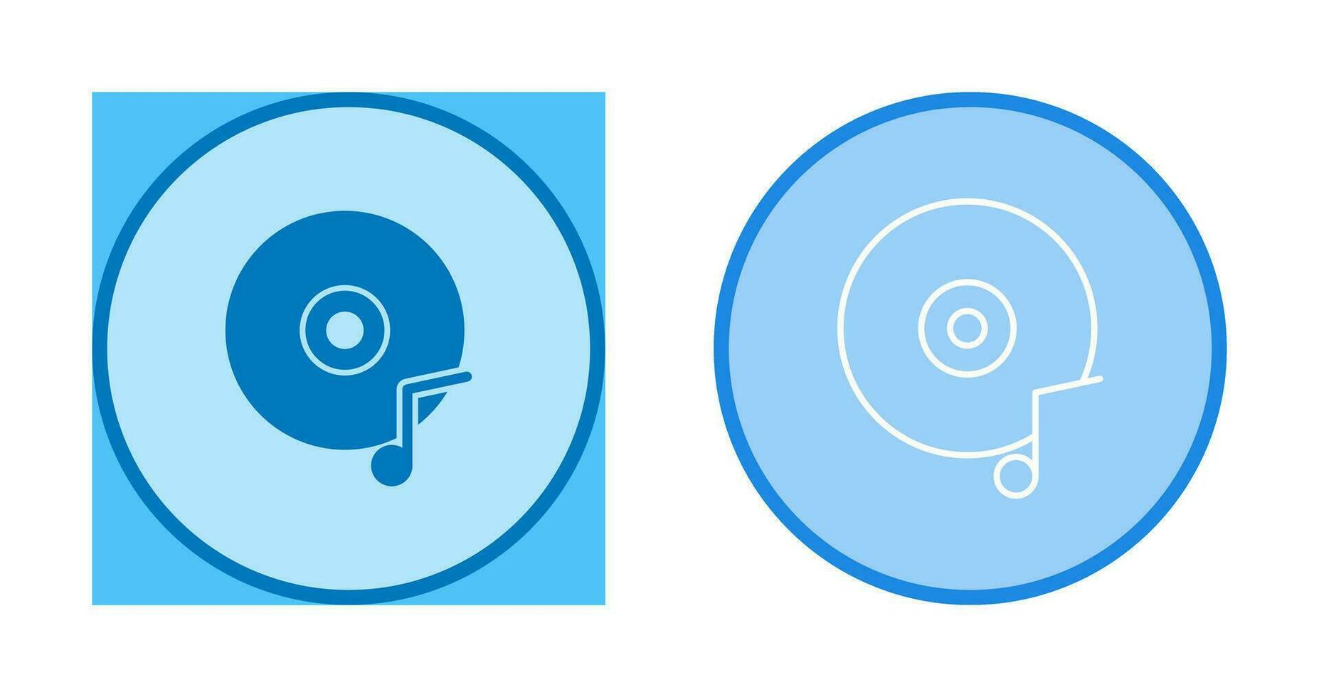 Music CD Vector Icon