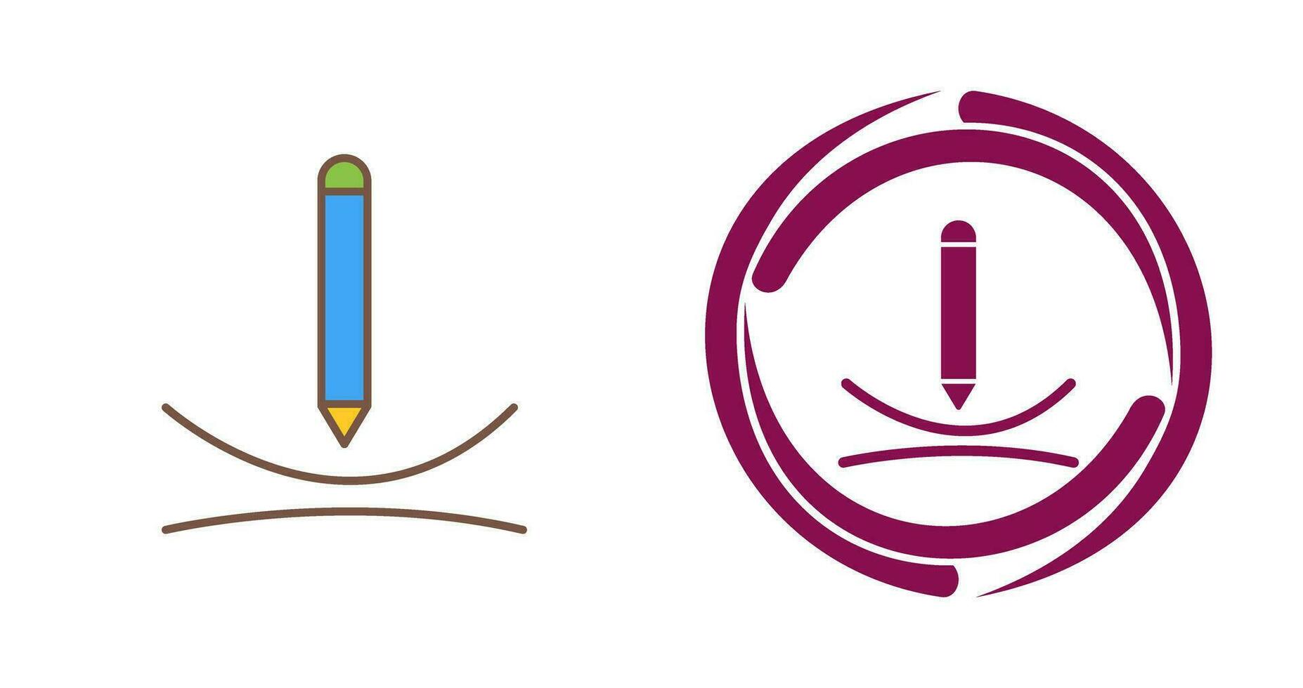Draw Curve Vector Icon