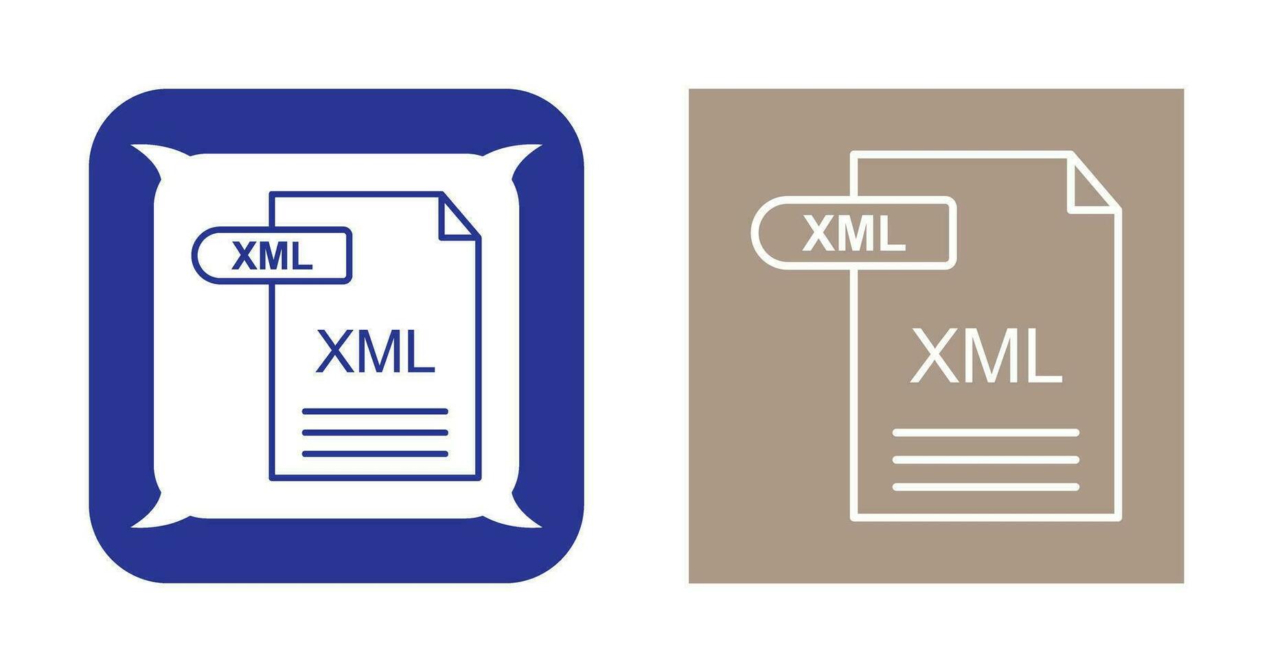 XML Vector Icon