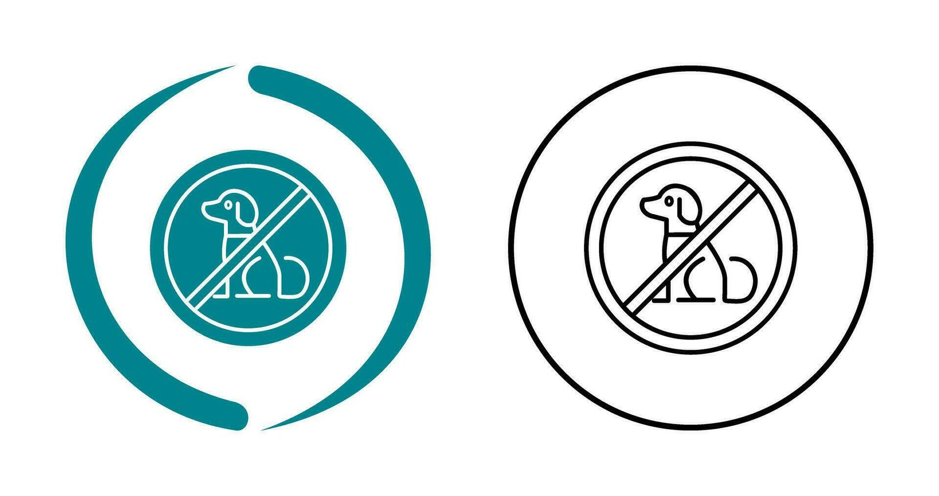 No Pets Vector Icon
