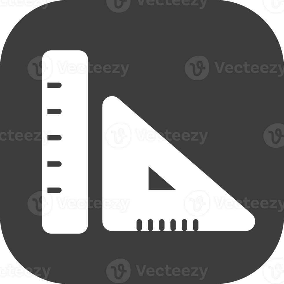 Graphic tools icon in black square. png